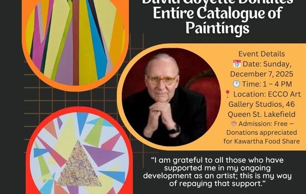 Local Art Hero David Goyette Gives It All Away