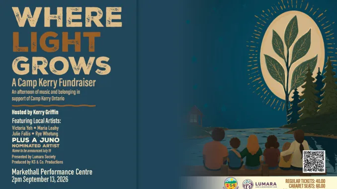 Mystery Headliner to Lead ‘Where Light Grows’ Fundraiser for Camp Kerry Ontario
